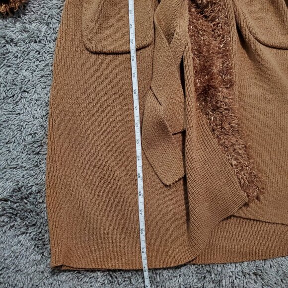 Vintage 90s Y2K Max Studio Knitwear Raven Disney Channel Belted Cardigan - Small - Picture 5 of 9